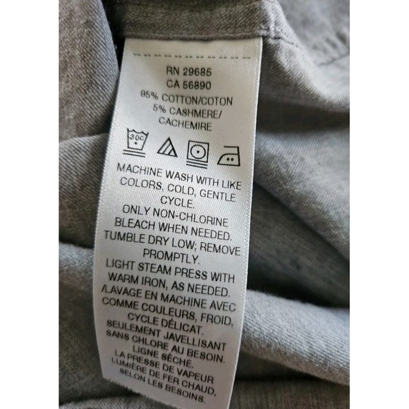 Pendleton Shirt Men's Size M Cotton Cashmere Blend Aztec Lined Collar Light Gray - Picture 4 of 4